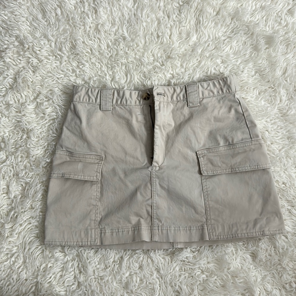 Abercrombie & Fitch Tan Mini Skirt